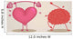 Brain & heart characters Wall Mural