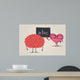 Brain & heart characters Wall Mural