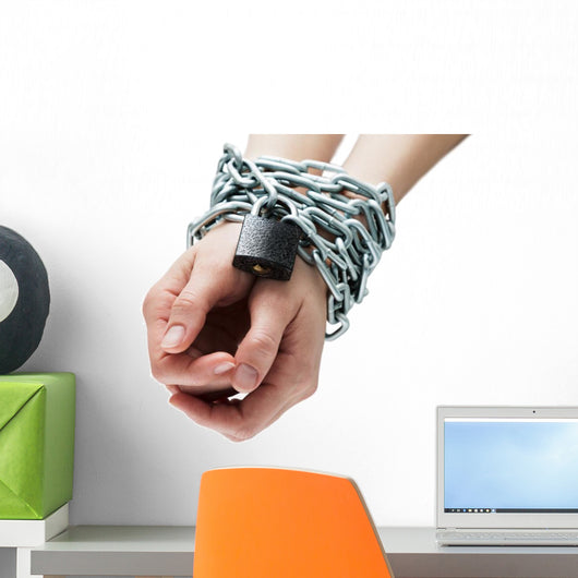 metal chain bondage Wall Decal