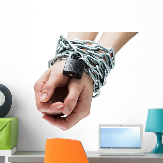 metal chain bondage Wall Decal