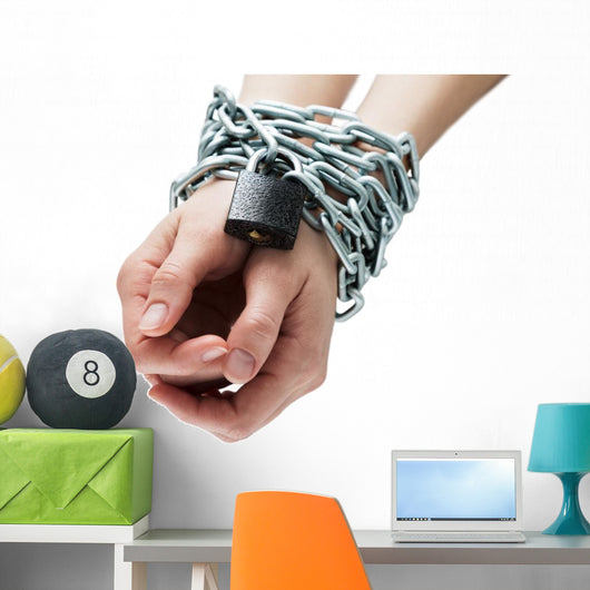 metal chain bondage Wall Decal