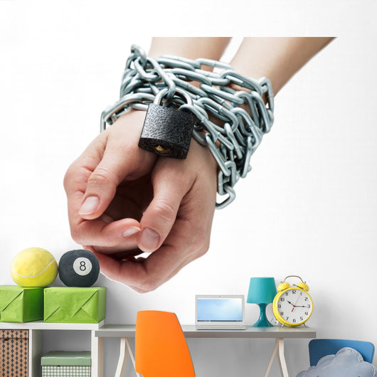 metal chain bondage Wall Decal