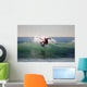 Surfer in GrÃ¼ner Welle Wall Mural