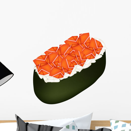 Salmon Sushi or Salmon Wall Decal
