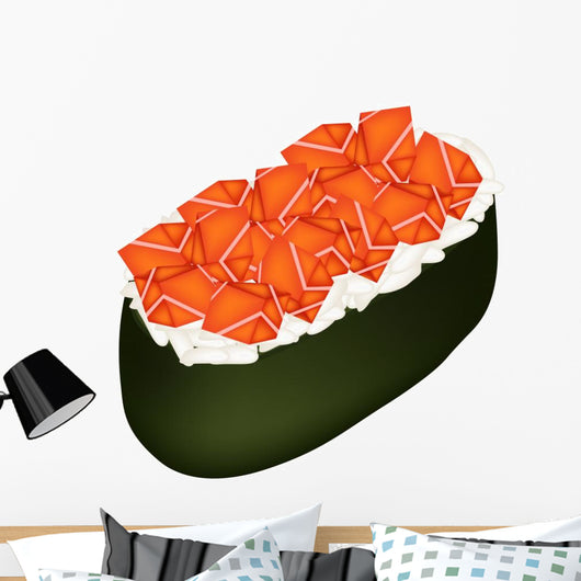 Salmon Sushi or Salmon Wall Decal