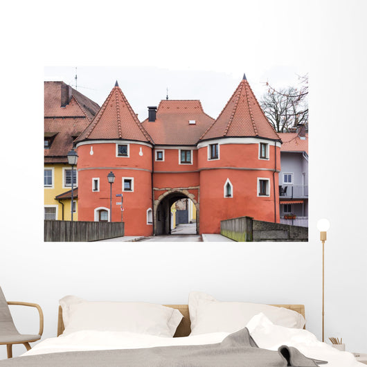 Biertor Wahrzeichen Cham Wall Mural