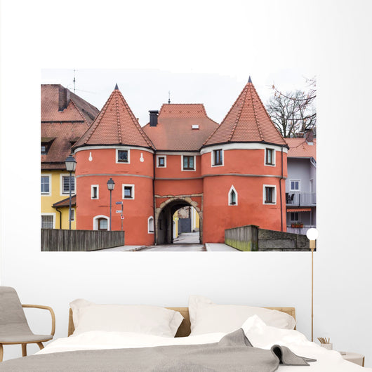 Biertor Wahrzeichen Cham Wall Mural