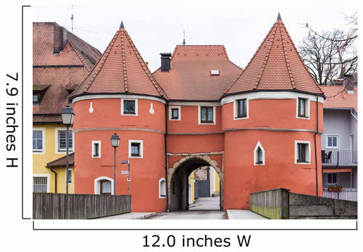 Biertor Wahrzeichen Cham Wall Mural