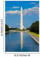 Washington Monument reflecting pool in USA Wall Decal