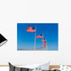 Washington Monument flags Wall Mural