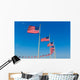 Washington Monument flags Wall Mural