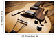 vintage jazz guitar on wood Wall Mural