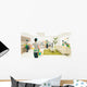 spring cleaning Wall Mural