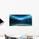 Professional baseball grand arena in night Wall Mural