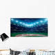 Professional baseball grand arena in night Wall Mural