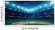 Professional baseball grand arena in night Wall Mural