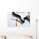 Electric guitar with yellow nippers and strings Wall Mural