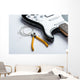 Electric guitar with yellow nippers and strings Wall Mural