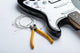 Electric Guitar With Yellow Nippers And Strings Wall Decal