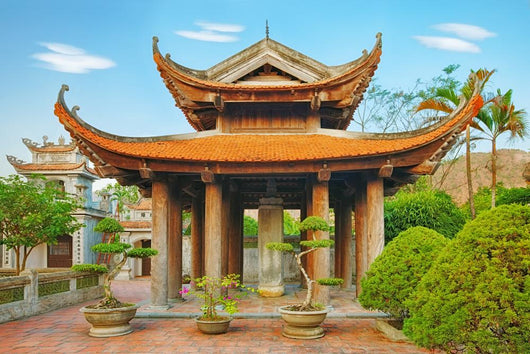 Oriental Pagoda Wall Decal