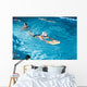 Activities on the pool young boy swimming fitness Wall Mural