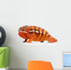 Fiery Orange Chameleon Wall Decal