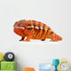 Fiery Orange Chameleon Wall Decal