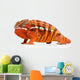 Fiery Orange Chameleon Wall Decal