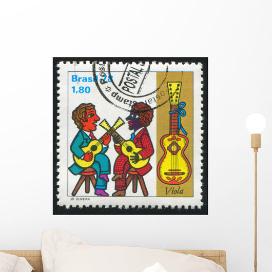 Guitar Players Wall Mural