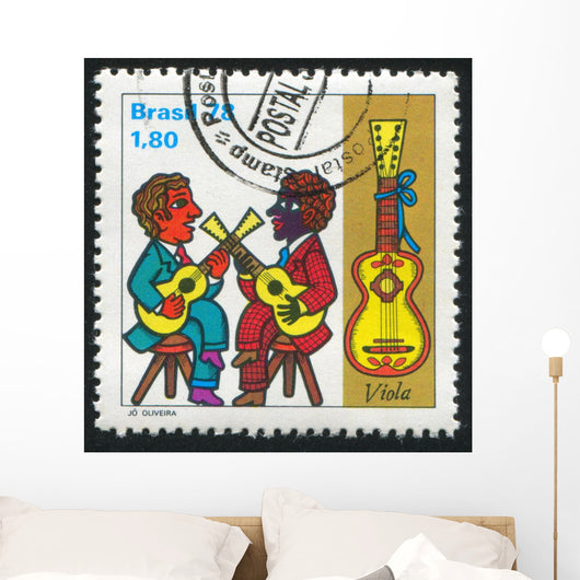 Guitar Players Wall Mural