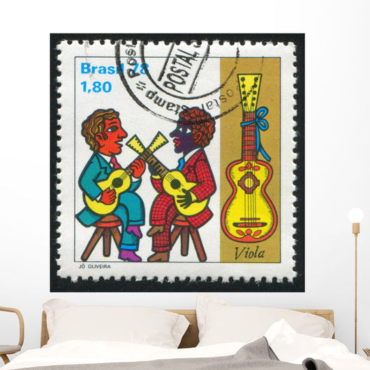 Guitar Players Wall Mural