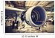 Heavy maintenance airplane Wall Mural