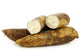 Cassava Root And Some Pieces On A White Background Wall Decal