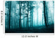 Beautiful turquoise blue forest Wall Mural