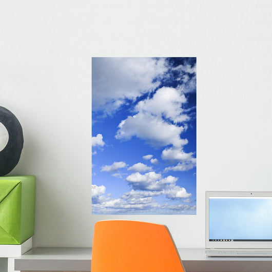 Blue Sky with White Wall Decal