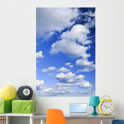 Blue Sky with White Wall Decal