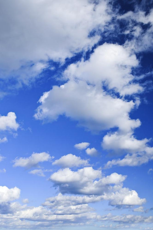 Blue Sky with White Wall Decal