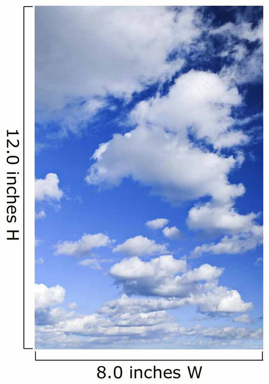 Blue Sky with White Wall Decal