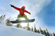 Snowboarder Jumping Wall Decal