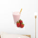 Strawberry Smoothie Wall Decal