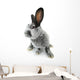 gray rabbit Wall Decal