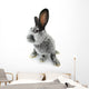 gray rabbit Wall Decal