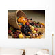 Basket of fruits Wall Mural