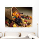 Basket of fruits Wall Mural