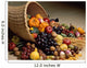 Basket of fruits Wall Mural