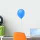 Blue balloon icon isolated on white background. Wall Decal