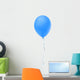 Blue balloon icon isolated on white background. Wall Decal