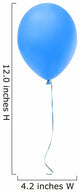 Blue balloon icon isolated on white background. Wall Decal