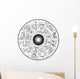 Astrological Calendar Wall Decal