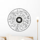 Astrological Calendar Wall Decal
